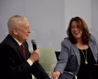 Jim Mattis and Jen Gavito