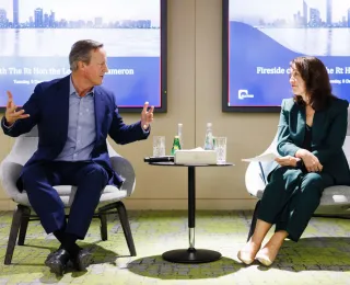 Gavito and Cameron, Abu Dhabi Finance Week