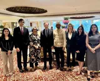 Singh and India office welcome Burns